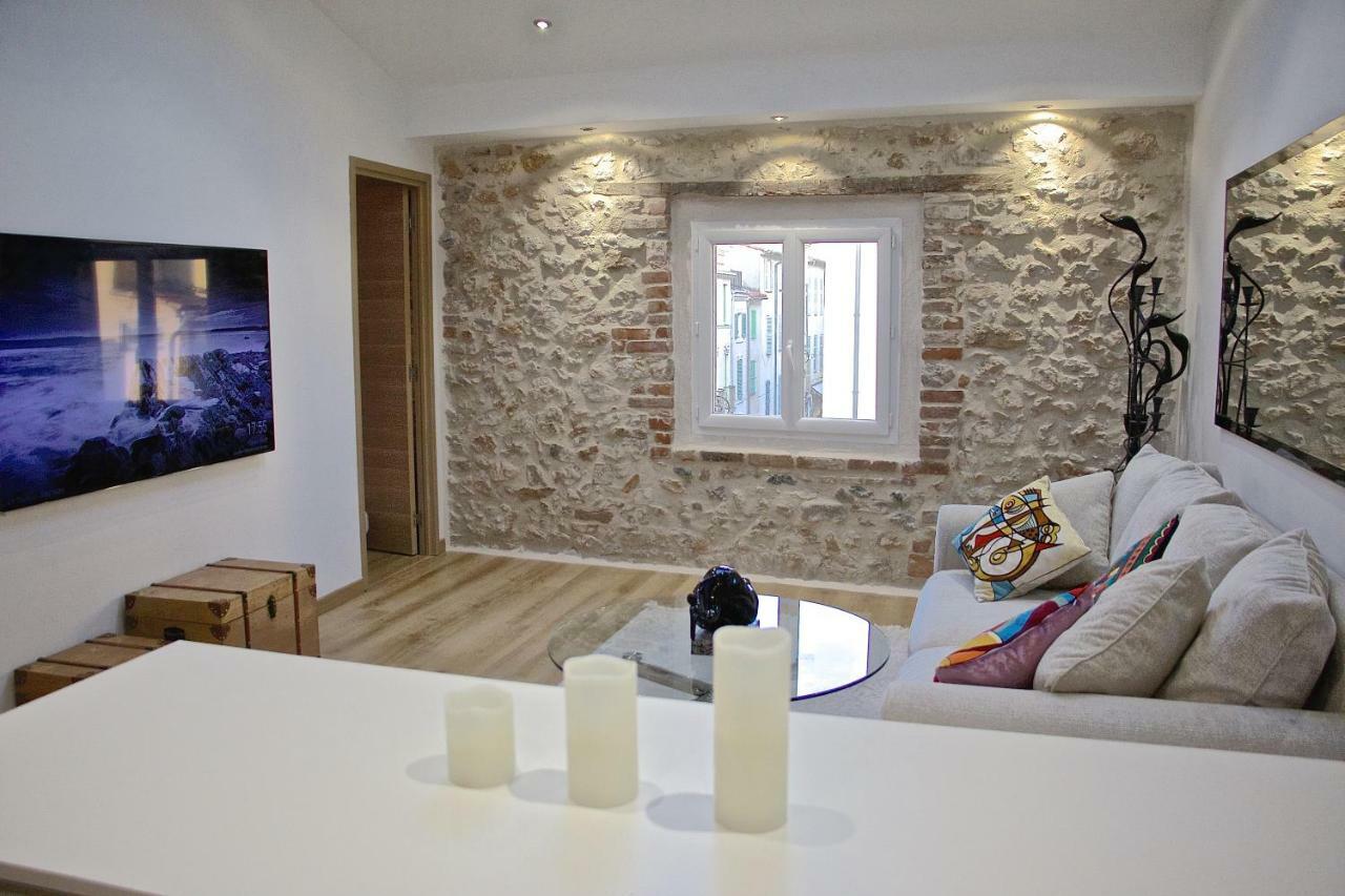 Duplex Fontaine - Appartement Duplex Coeur Vieil Antibes Old City Marche Provencal Exterior foto